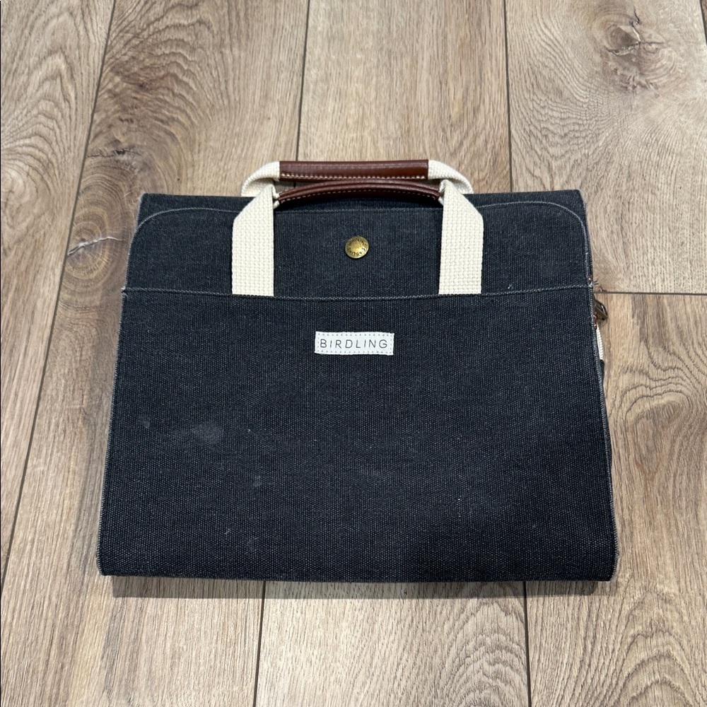 Birdling Toiletry bag - navy canvas